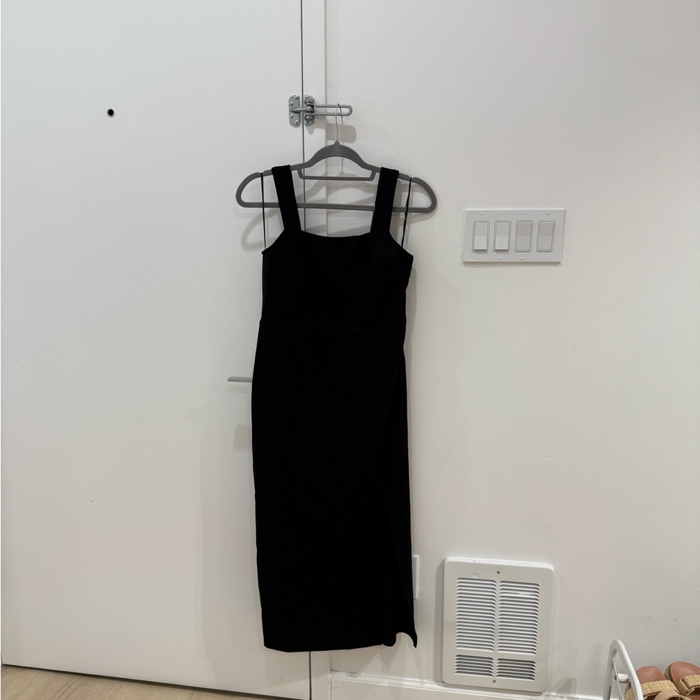 Petal & Pup Black Midi Dress